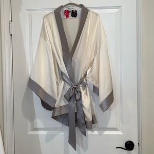 100% silk robe